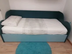 Cameretta Compos.pavone - cielo Moretti compact letti a terra a prezzo Outlet Camerette