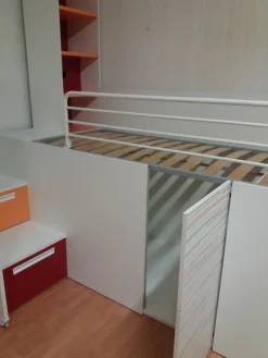 Dielle Cameretta Container con letto a soppalco scorrevole in offerta- Camerette