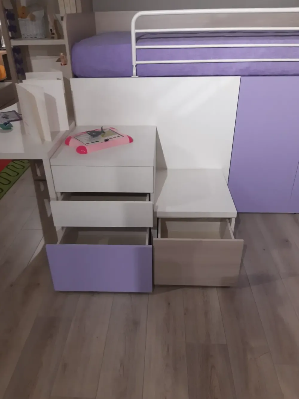 Dielle Cameretta box 6 con letto a soppalco in offerta- Camerette
