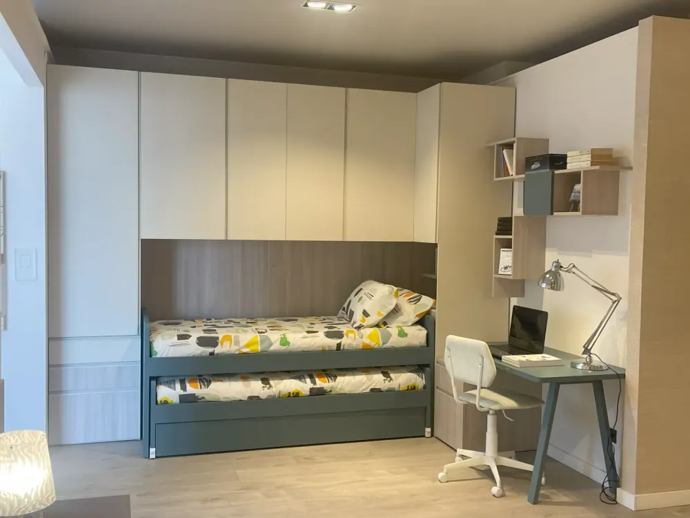 Cameretta Evo letti a terra in offerta^Mistral Online