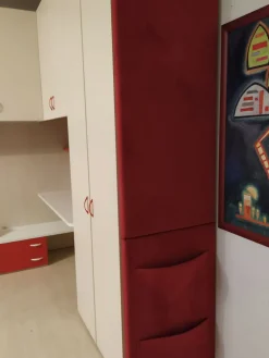 Cameretta Fantasy rovere e panna con letto a terra in offerta^ZG Mobili Clearance