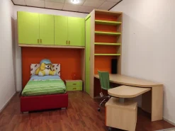 Mab Cameretta Fly team con letto a terra a prezzo Outlet- Camerette