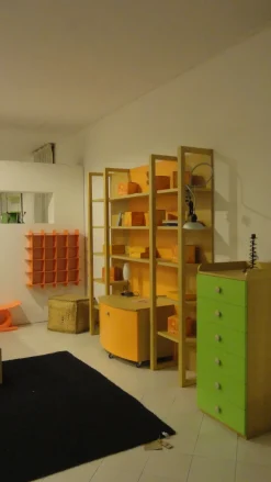 Artigianale Cameretta Galli con letto a terra in offerta- Camerette