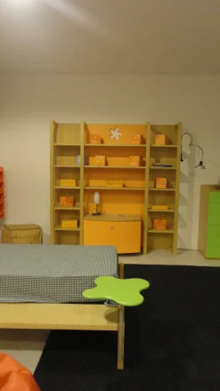 Artigianale Cameretta Galli con letto a terra in offerta- Camerette