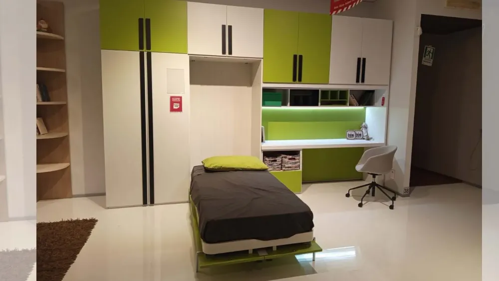 Collezione esclusiva Cameretta Game con letti a scomparsa scontata- Camerette