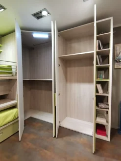 Cameretta Genius  con letto a castello scorrevole scontata Camerette