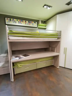 Cameretta Genius  con letto a castello scorrevole scontata Camerette