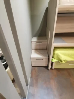 Cameretta Genius  con letto a castello scorrevole scontata Camerette