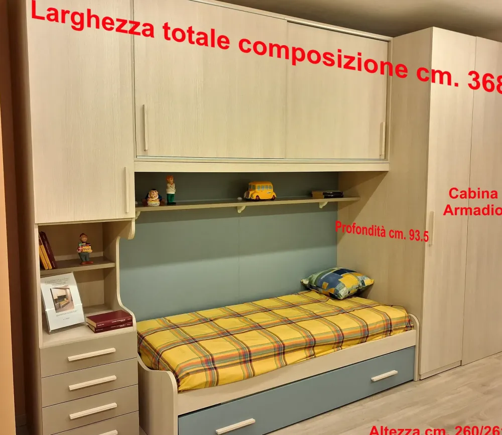 Imamobili Cameretta Ima mobili sovico SCONTATA- Camerette