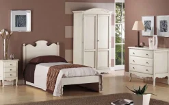 Md work Cameretta in laccato opaco Cameretta singola completa fine produzione   scontata a PREZZI OUTLET- Camerette