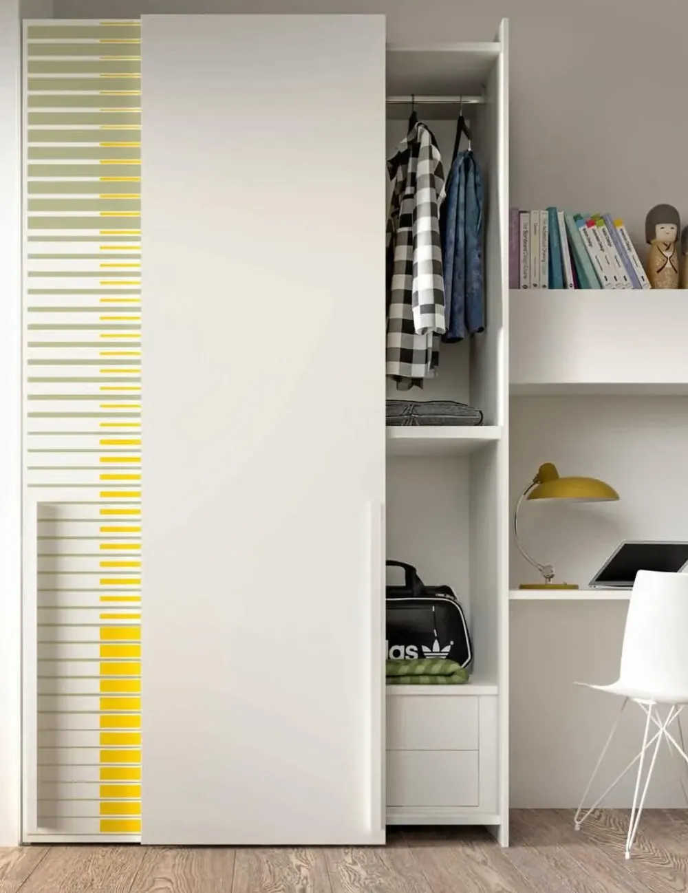 ZG Mobili Cameretta in laccato opaco?127 scontata a PREZZI OUTLET- Camerette