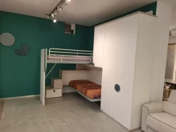Cameretta in laminato lucido Composizione h120 scontata a PREZZI OUTLET^Doimo CityLine Sale