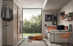 Cameretta in laminato materico Camera moderna per teenager scontata a PREZZI OUTLET^ZG Mobili Outlet