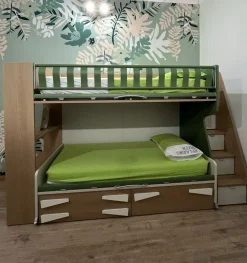 Moretti Compact Camerette Cameretta in laminato materico Soppalco moretti compact Moretti compact scontata a PREZZI OUTLET- Camerette