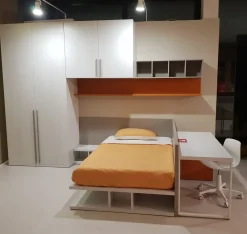 Discount Cameretta in laminato materico Quik scontata a PREZZI OUTLET Camerette