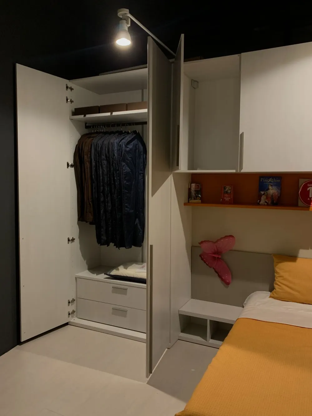 Discount Cameretta in laminato materico Quik scontata a PREZZI OUTLET Camerette