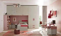 New Cameretta in laminato materico Comp.28 scontata a PREZZI OUTLET Camerette