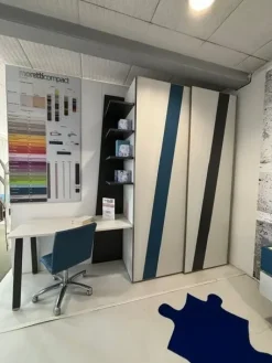 Cameretta in laminato materico Slider Moretti compact scontata a PREZZI OUTLET^Moretti Compact Camerette Hot