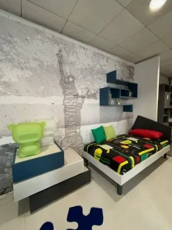 Cameretta in laminato materico Slider Moretti compact scontata a PREZZI OUTLET^Moretti Compact Camerette Hot