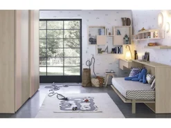 Cameretta in laminato materico C129 scontata a PREZZI OUTLET Camerette