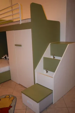 Collezione esclusiva Cameretta in laminato materico Camera mottes room scontata a PREZZI OUTLET- Camerette