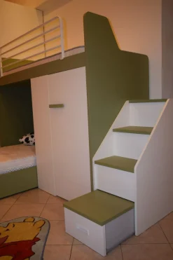 Collezione esclusiva Cameretta in laminato materico Camera mottes room scontata a PREZZI OUTLET- Camerette