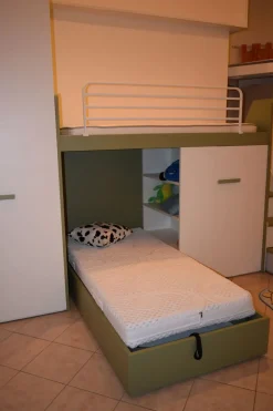 Collezione esclusiva Cameretta in laminato materico Camera mottes room scontata a PREZZI OUTLET- Camerette