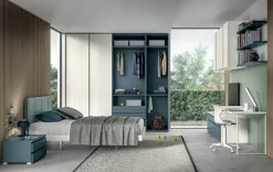 Cameretta in laminato materico Cameretta raffinata e moderna scontata a PREZZI OUTLET Camerette