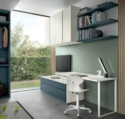 Cameretta in laminato materico Cameretta raffinata e moderna scontata a PREZZI OUTLET Camerette