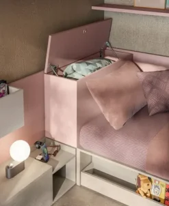 Cameretta in laminato opaco Cameretta letto a terra 26 scontata a PREZZI OUTLET^Mistral Outlet