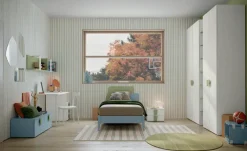 Cameretta in laminato opaco C108 scontata a PREZZI OUTLET Camerette