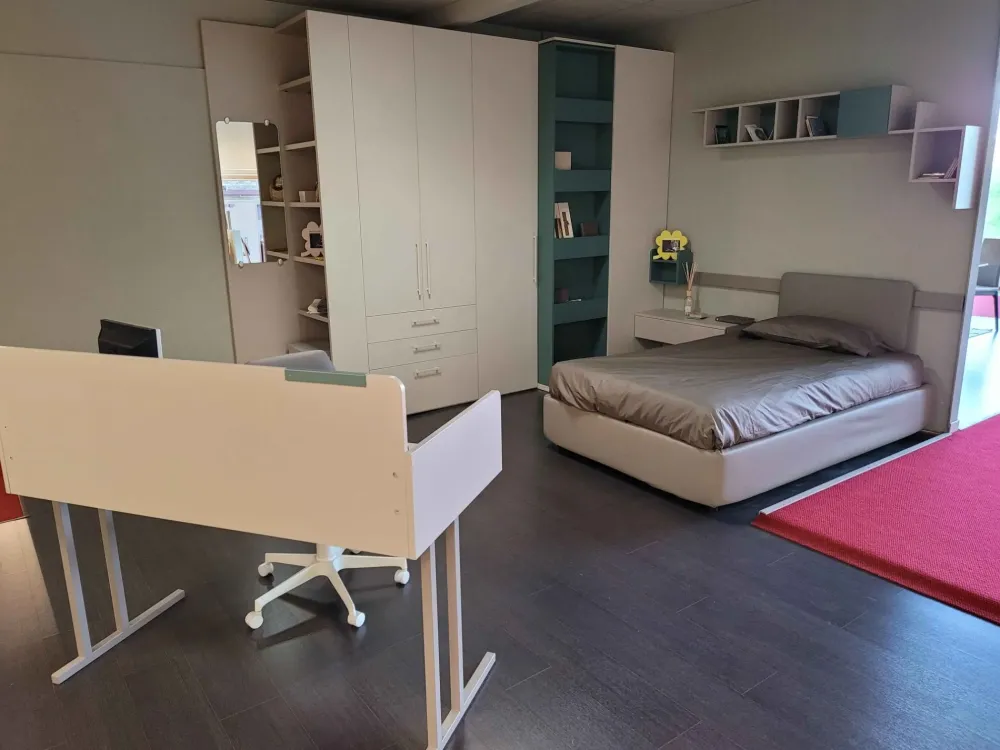 Outlet Cameretta in laminato opaco 2 scontata a PREZZI OUTLET Camerette