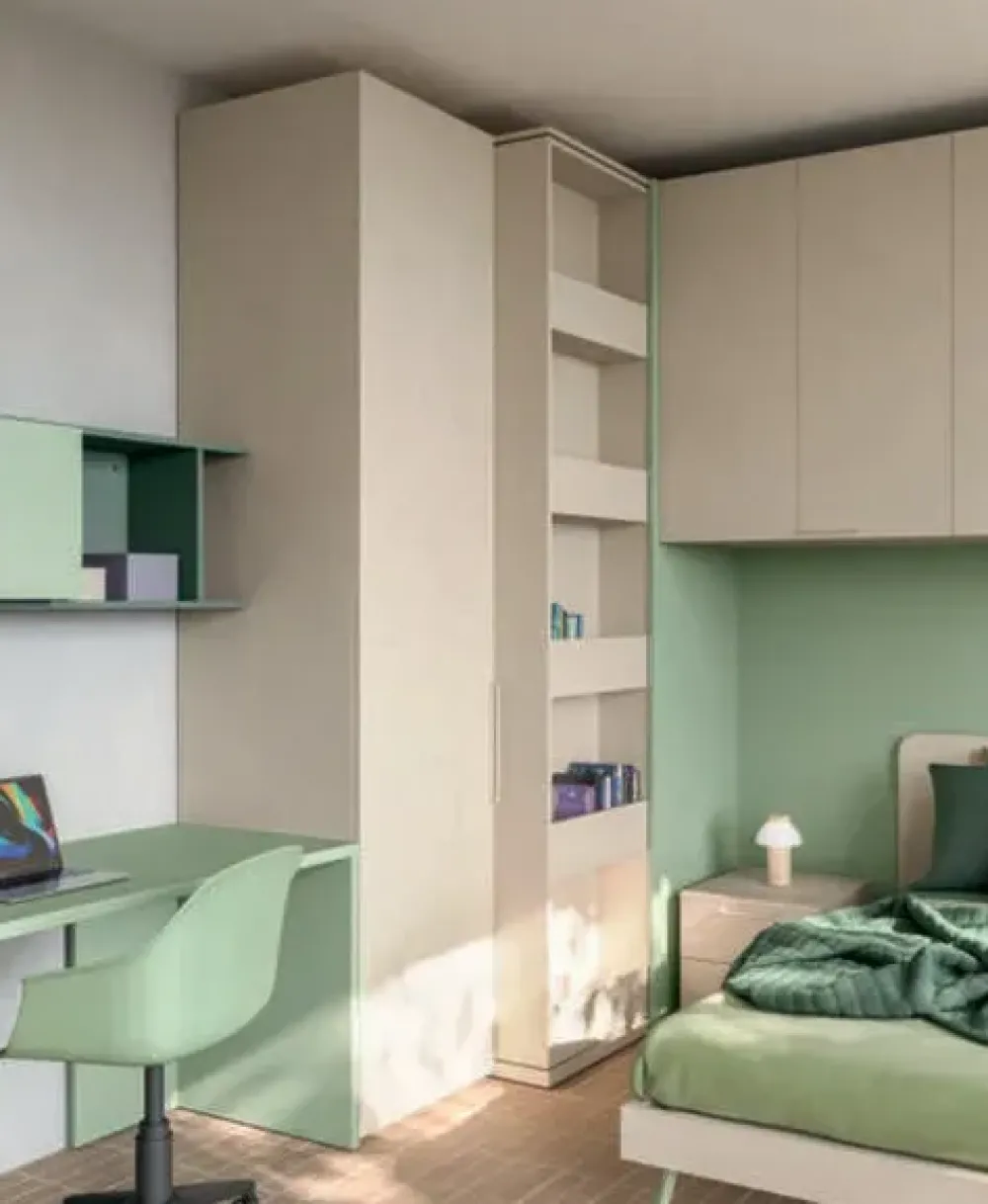 Outlet Cameretta in laminato opaco Cameretta ponte 32 scontata a PREZZI OUTLET Camerette