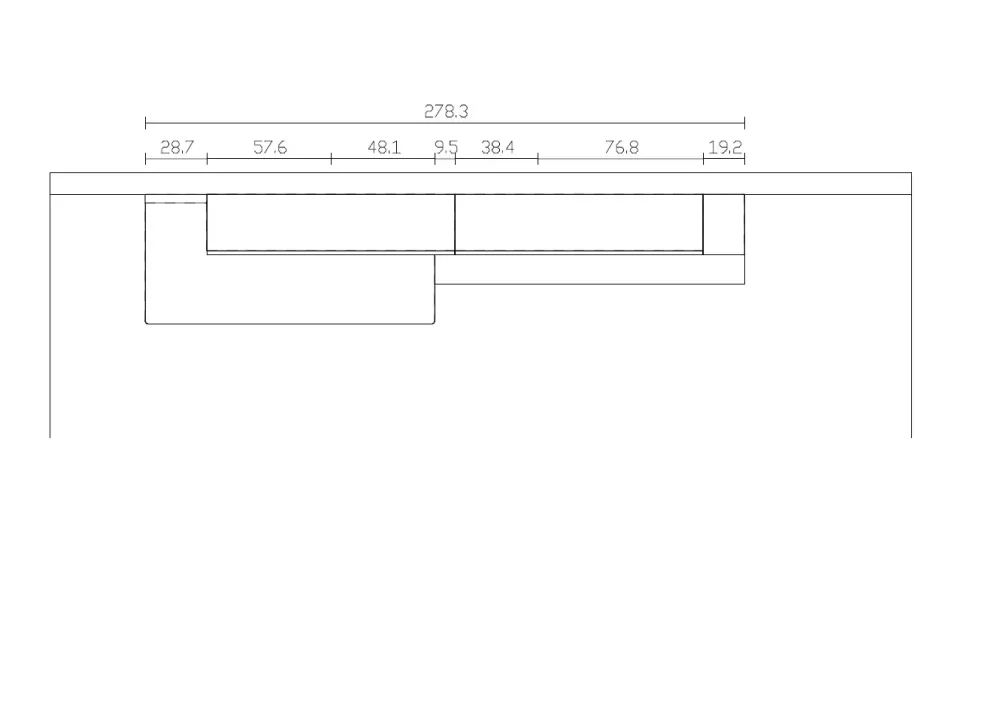 Moretti Compact Camerette Cameretta in laminato opaco Scrivania attrezzata moretti Moretti compact scontata a PREZZI OUTLET- Camerette