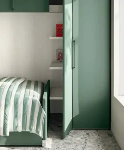 Mistral Cameretta in laminato opaco Cameretta ponte 41 scontata a PREZZI OUTLET- Camerette