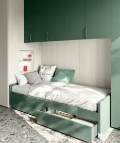 Mistral Cameretta in laminato opaco Cameretta ponte 41 scontata a PREZZI OUTLET- Camerette