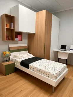 Moretti Compact Camerette Cameretta in laminato opaco Young scontata a PREZZI OUTLET- Camerette