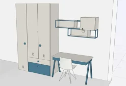 Outlet Cameretta in laminato opaco scontata a PREZZI OUTLET Camerette