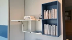 Discount Cameretta in laminato opaco Cameretta moretti blu Moretti compact scontata a PREZZI OUTLET Camerette