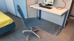 Discount Cameretta in laminato opaco Cameretta moretti blu Moretti compact scontata a PREZZI OUTLET Camerette