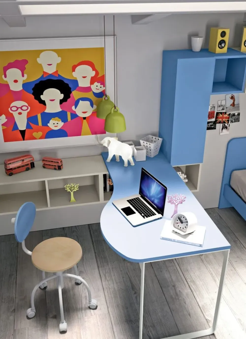 Online Cameretta in legno Composizione 9 scontata a PREZZI OUTLET Camerette