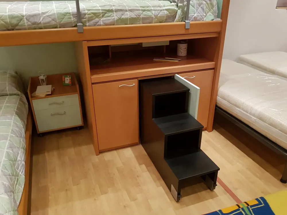 Dielle Cameretta in legno Wood scontata a PREZZI OUTLET- Camerette