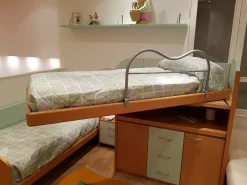 Dielle Cameretta in legno Wood scontata a PREZZI OUTLET- Camerette