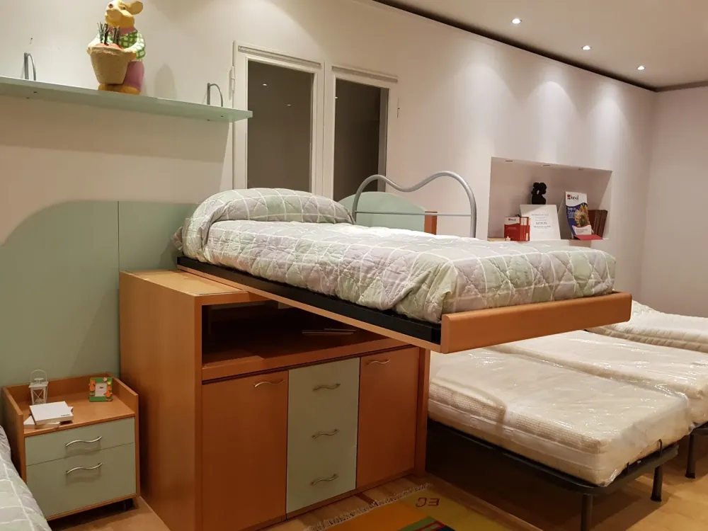 Dielle Cameretta in legno Wood scontata a PREZZI OUTLET- Camerette