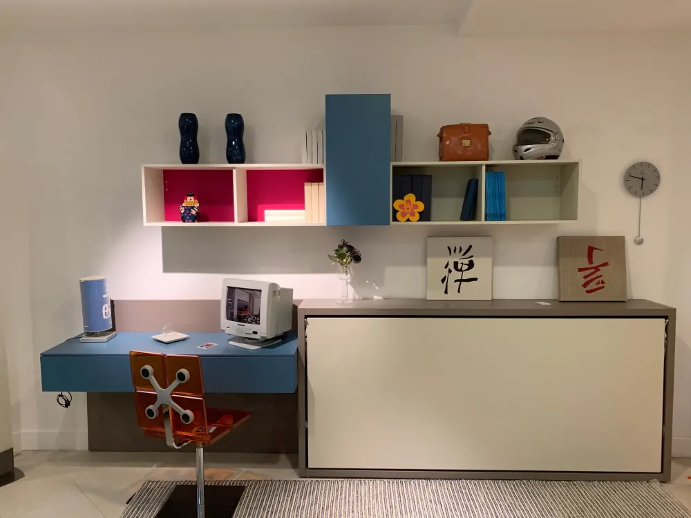 Clei Cameretta Kali in laccato opaco a prezzo Outlet- Camerette