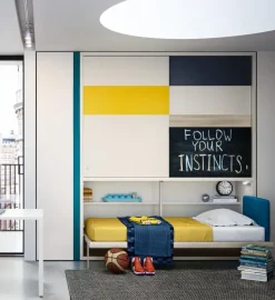 Clei Cameretta Kali ponte con letto a ponte a prezzo Outlet- Camerette