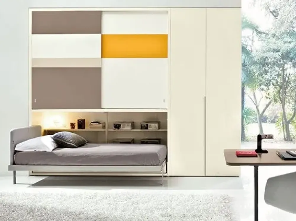 Clei Cameretta Kali ponte con letto a ponte a prezzo Outlet- Camerette