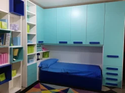 Cameretta Kids collection Moretti compact con letto a terra a prezzo Outlet^Moretti Compact Camerette Online