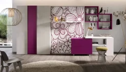 New Cameretta Letto fiore con letti a scomparsa in offerta Camerette