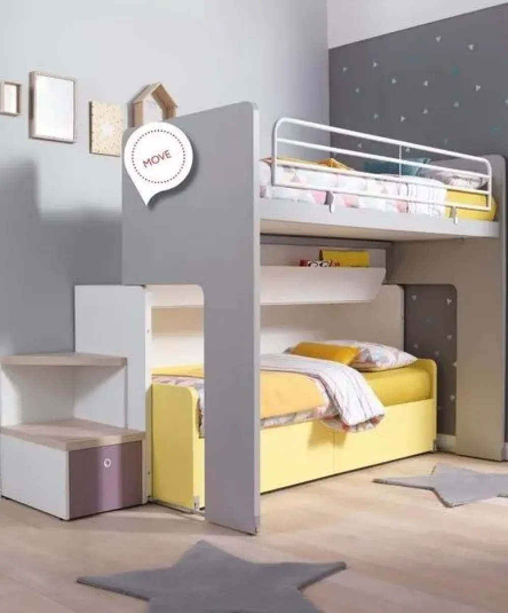 Doimo CityLine Cameretta Luna : laminato opaco, prezzo scontato!- Camerette